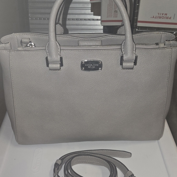 Michael Kors Gray Satchel Bag - Picture 12 of 12
